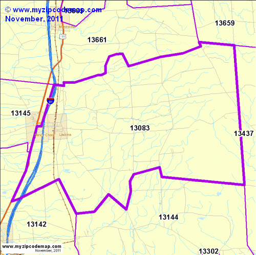 map of 13083