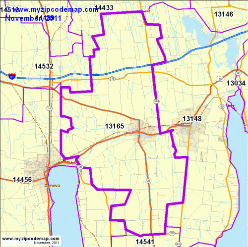 map of 13165