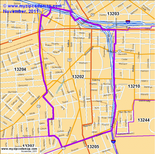 map of 13202