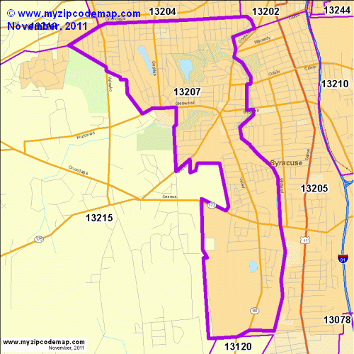 map of 13207