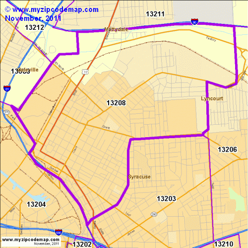 map of 13208