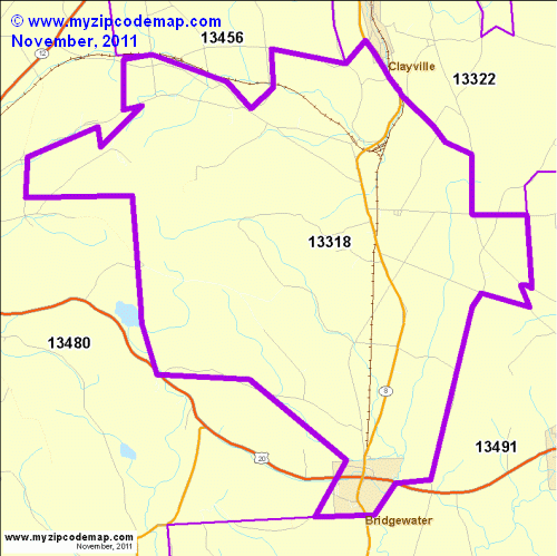 map of 13318