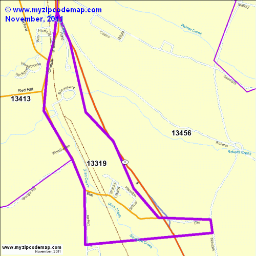 map of 13319