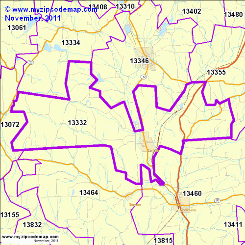 map of 13332