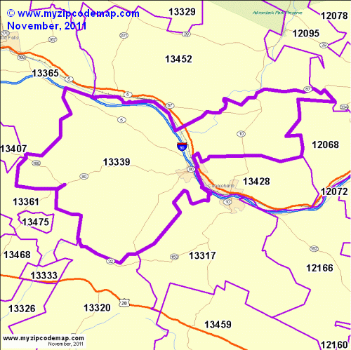 map of 13339