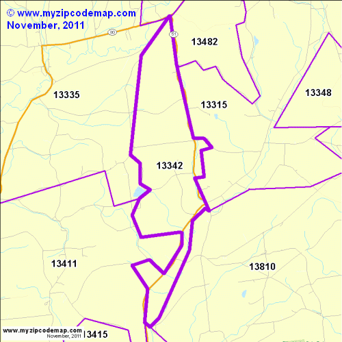 map of 13342