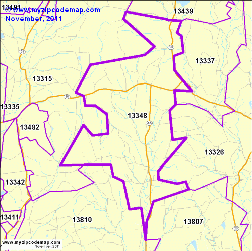 map of 13348
