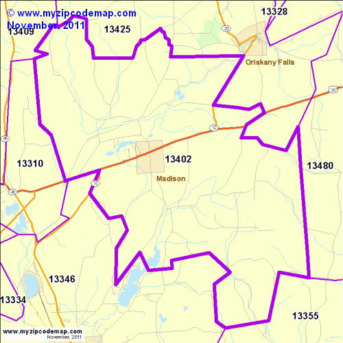 map of 13402