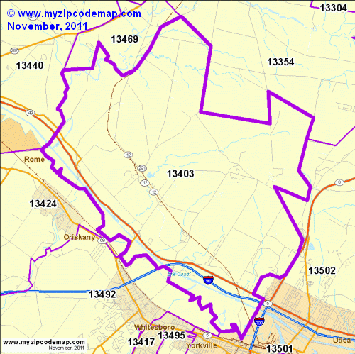 map of 13403