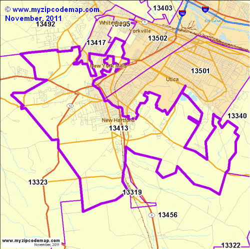 map of 13413
