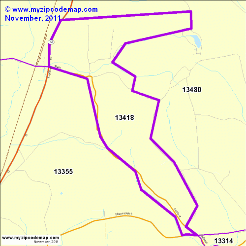 map of 13418