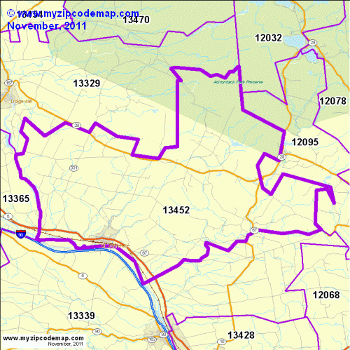 map of 13452