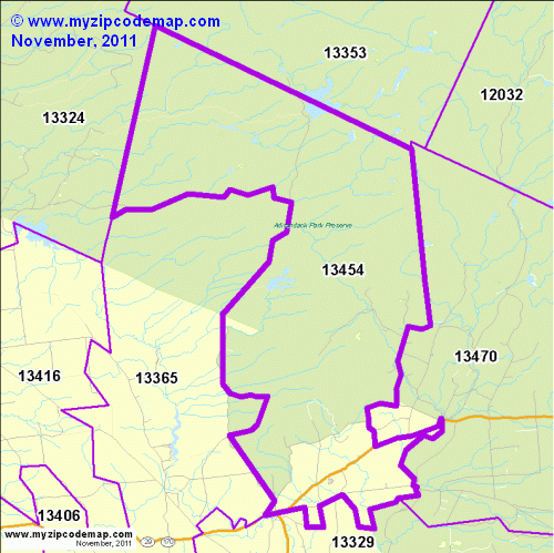 map of 13454