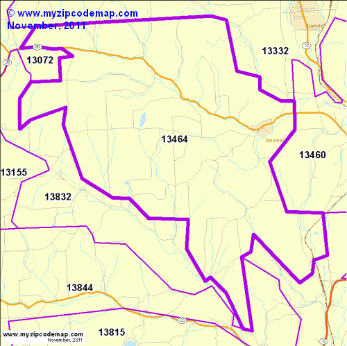 map of 13464