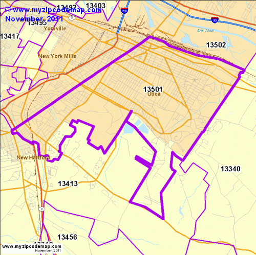 map of 13501