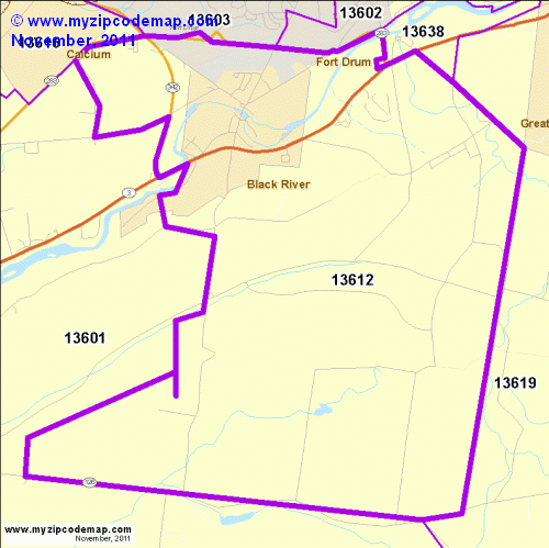 map of 13612