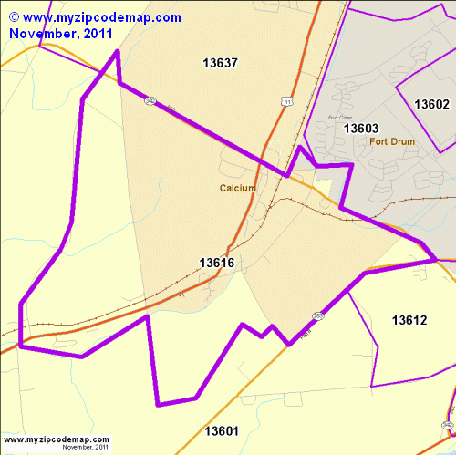map of 13616