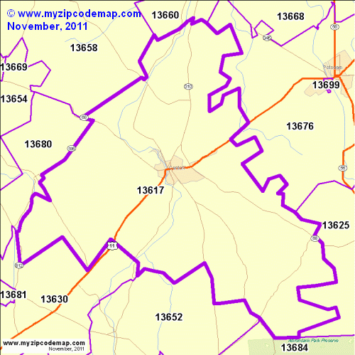 map of 13617