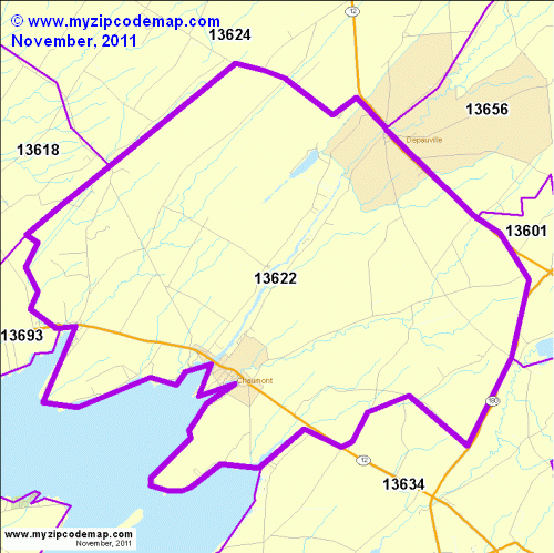 map of 13622