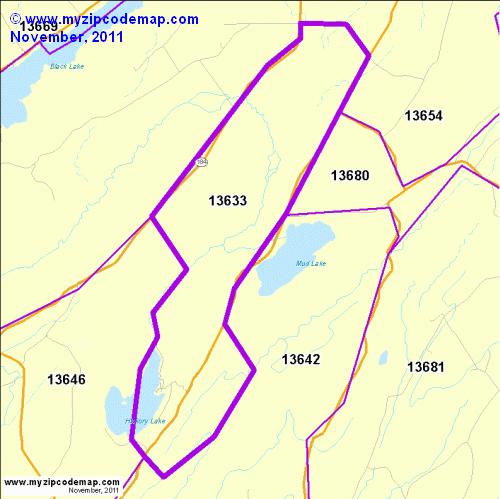 map of 13633