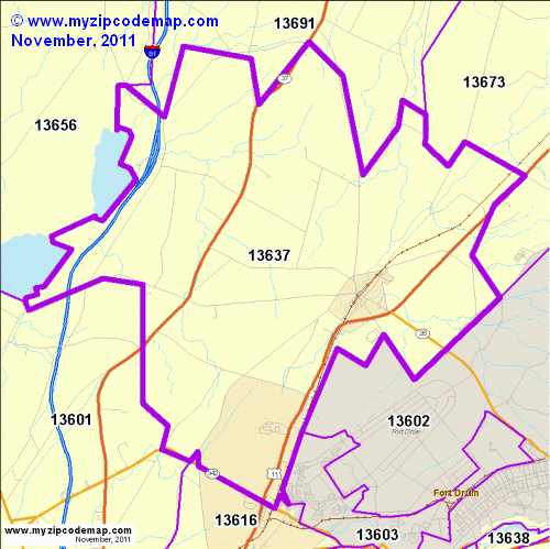 map of 13637