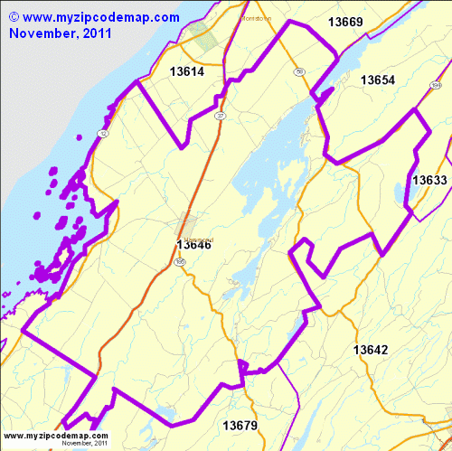 map of 13646