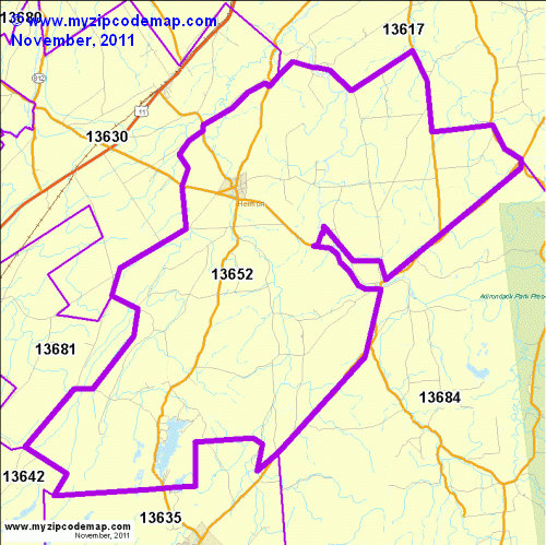 map of 13652