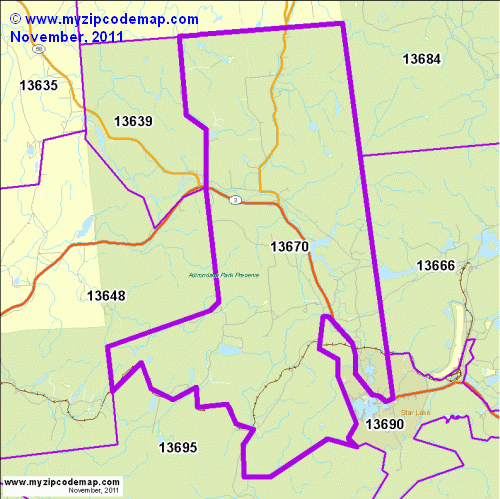 map of 13670