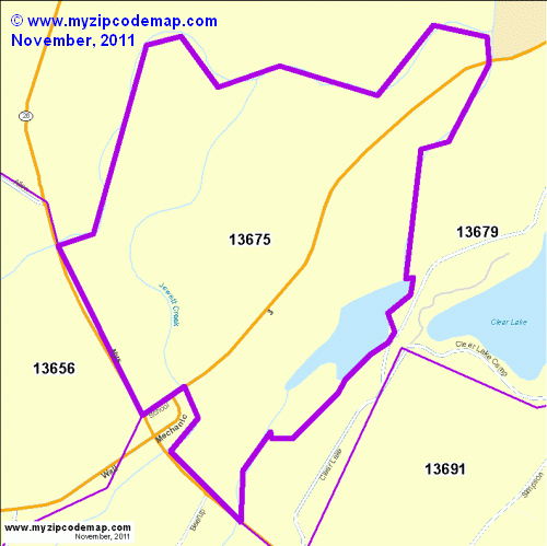 map of 13675