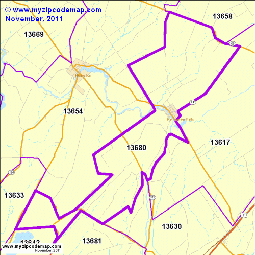 map of 13680