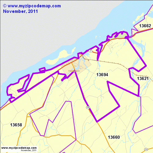 map of 13694