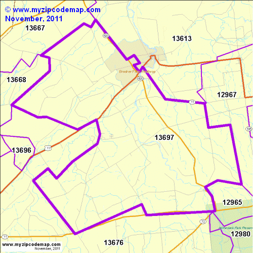 map of 13697