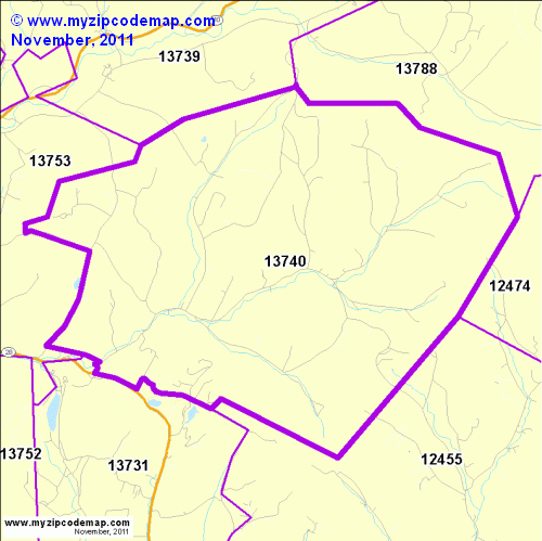 map of 13740