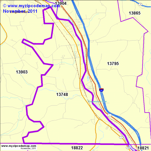 map of 13748