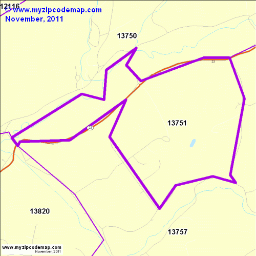 map of 13751