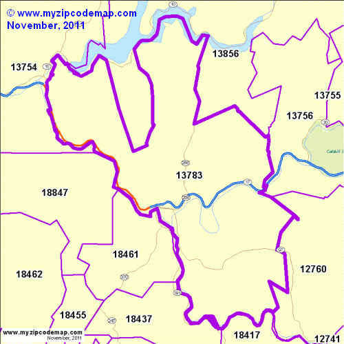 map of 13783