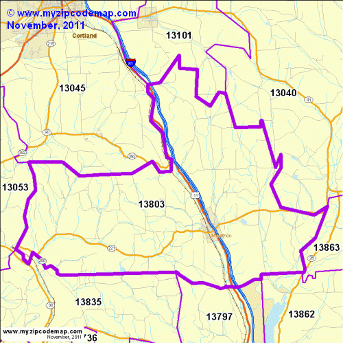 map of 13803