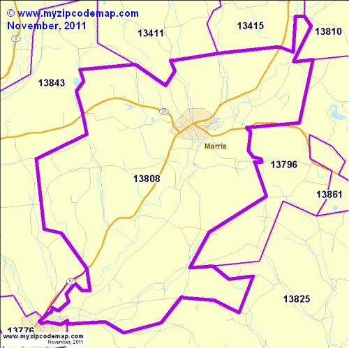 map of 13808