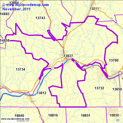 map of 13827