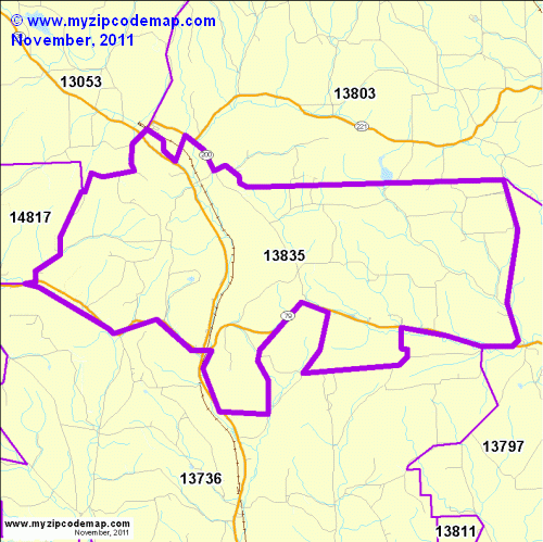map of 13835