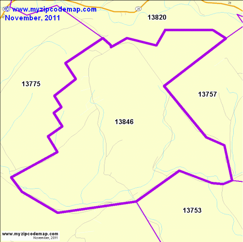 map of 13846