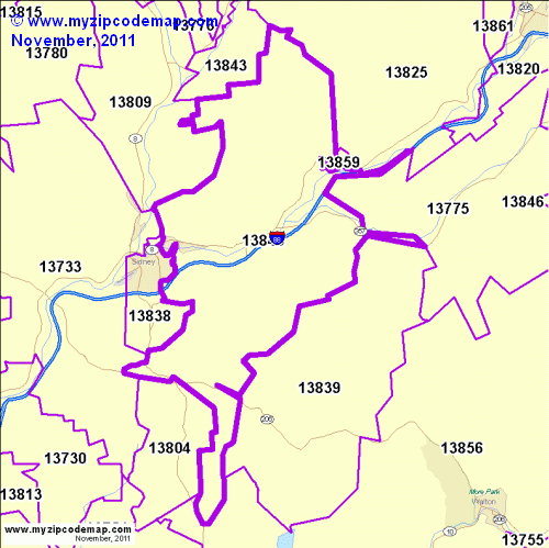 map of 13849