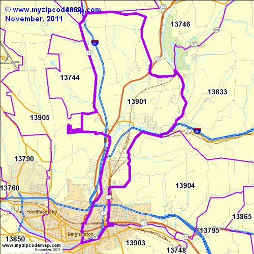 map of 13901