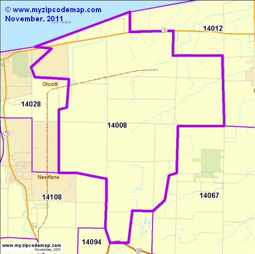 map of 14008