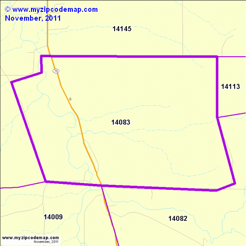 map of 14083