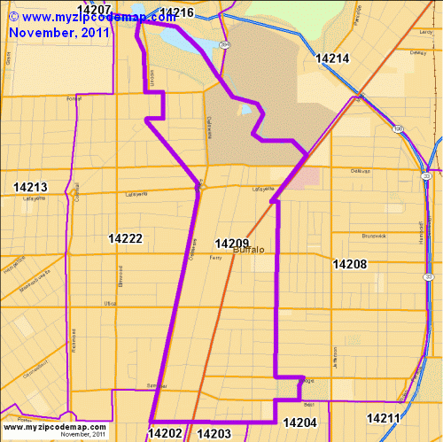 map of 14209
