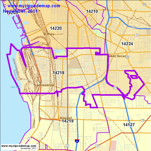 map of 14218