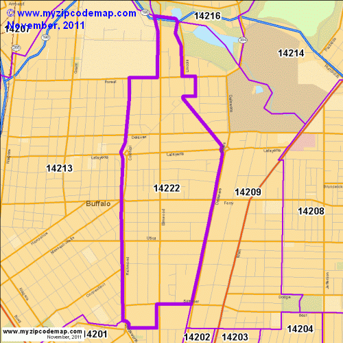 map of 14222