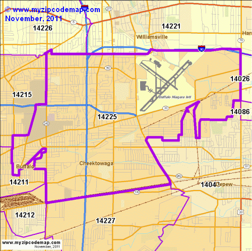 map of 14225