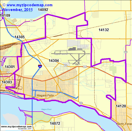 map of 14304